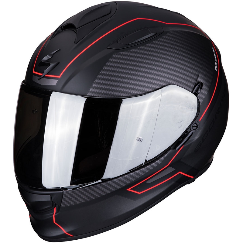 Cască integrală Scorpion EXO-510 Air Frame negru-roșu