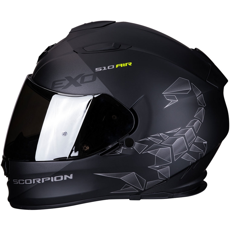 Cască integrală Scorpion EXO-510 Air Pique negru-argintiu lichidare
