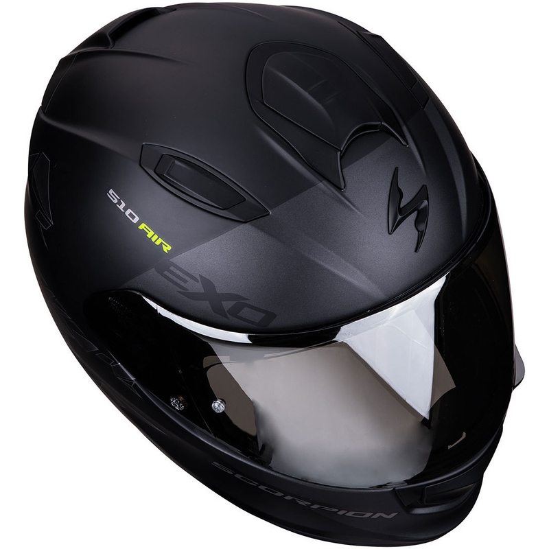 Cască integrală Scorpion EXO-510 Air Pique negru-argintiu lichidare