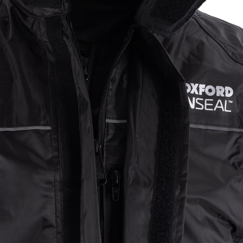 Jachetă termică impermeabilă Oxford Rain Seal neagră