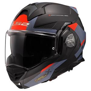 Cască de motocicletă pliabilă LS2 FF901 Advant X Oblivion negru-albastru-roșu - calitatea a II-a