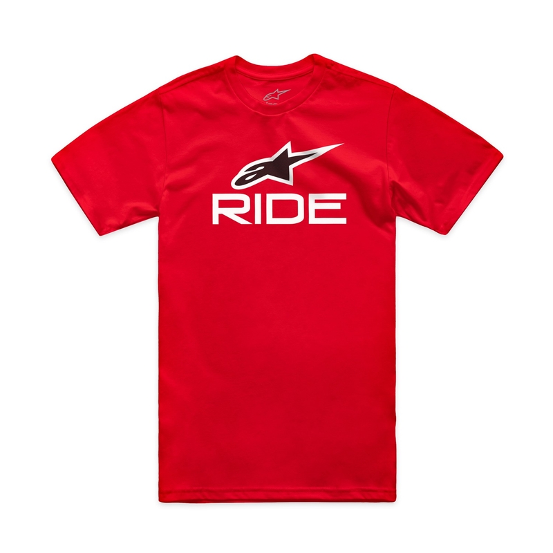 Tricou Alpinestars Ride 4.0 CSF roșu-alb-negru - calitatea a II-a - II. calitate 