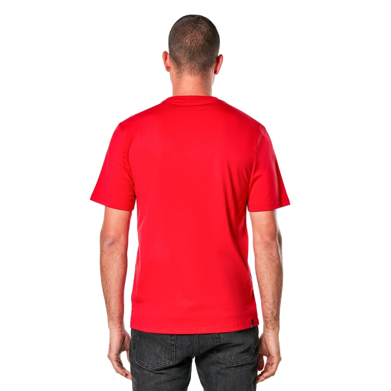 Tricou Alpinestars Ride 4.0 CSF roșu-alb-negru - calitatea a II-a - II. calitate 