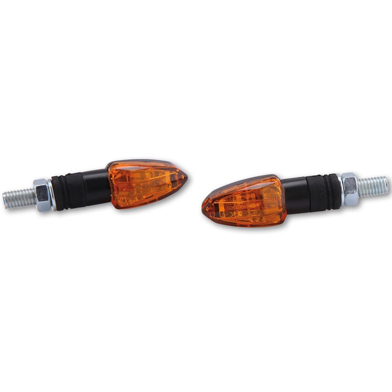 Semnalizatoare motocicletă Highsider Smart Lizzard 12V negru-portocaliu