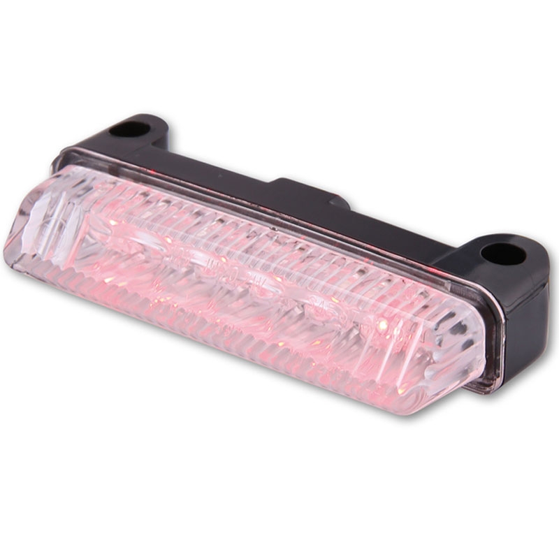 Stop spate pentru motocicletă Highsider Smart Mini LED, negru-transparent