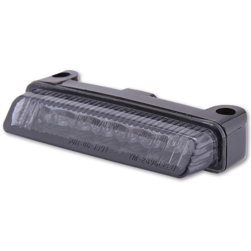 Stop spate pentru motocicletă Highsider Smart Mini LED, negru fumuriu