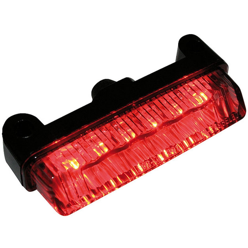 Stop spate pentru motocicletă Highsider Smart Mini LED, negru fumuriu