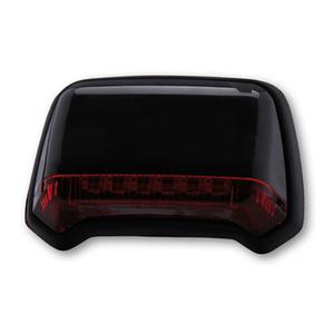 Stop spate pentru motocicletă Highsider Smart LED pentru montare pe aripă, negru-roșu
