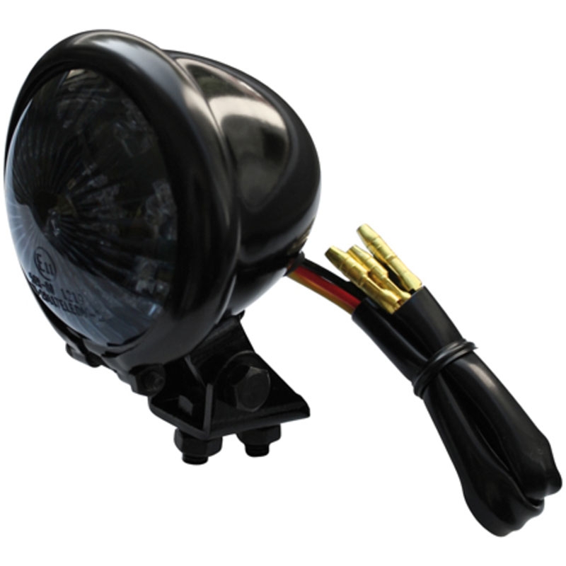 Stop spate pentru motocicletă Highsider Smart Bates Style LED negru-fumuriu
