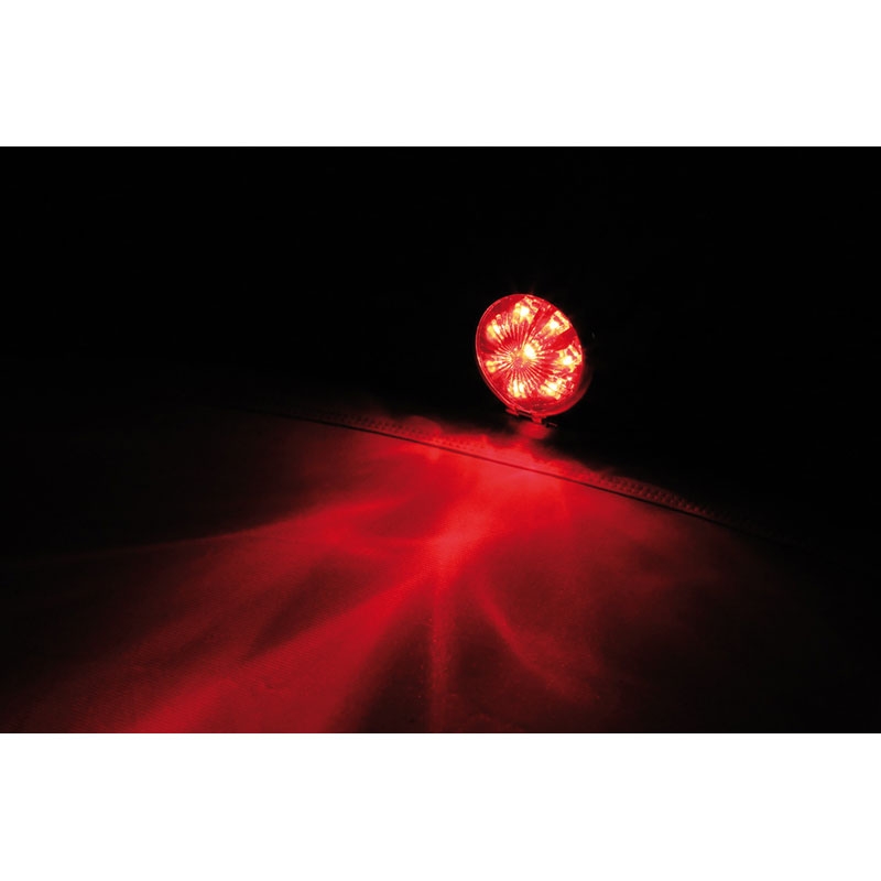 Stop spate LED pentru motocicletă Highsider Smart Bates Style, negru-crom