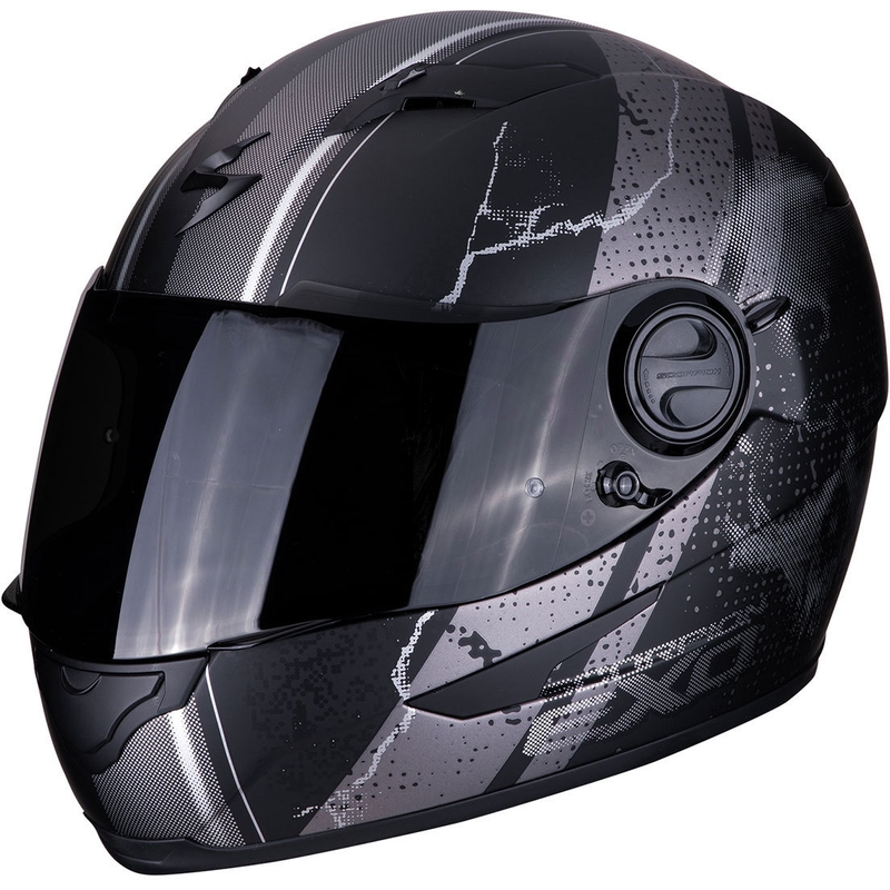 Cască integrală Scorpion EXO-490 Dar negru-argintiu