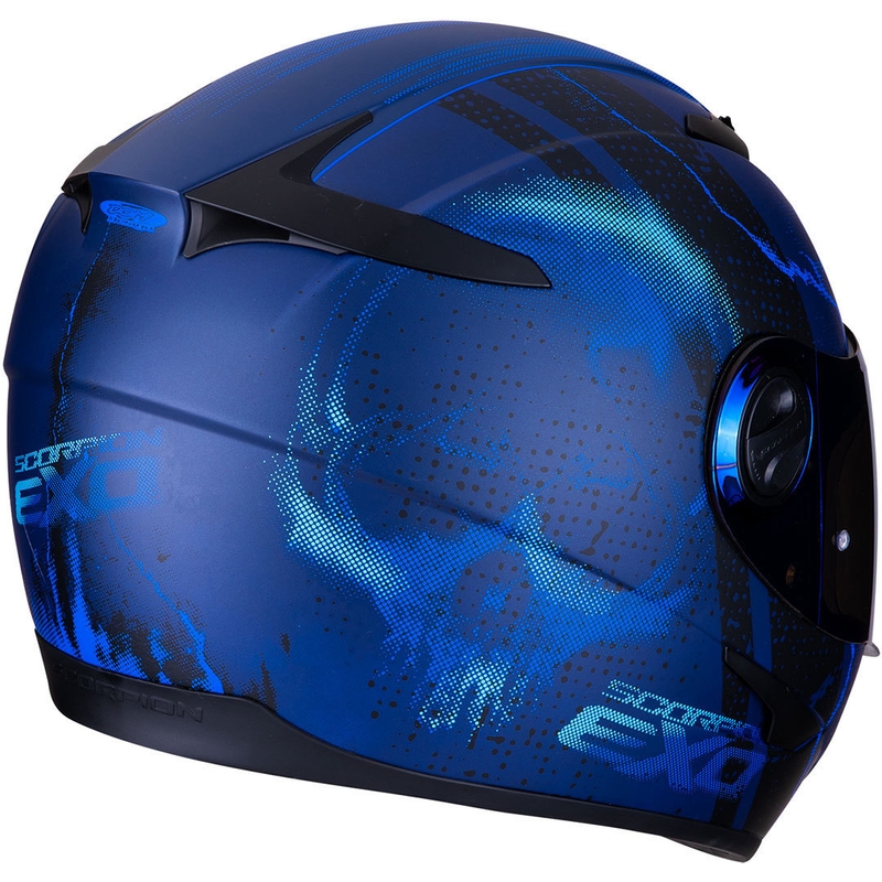 Cască integrală Scorpion EXO-490 Dar negru-albastru