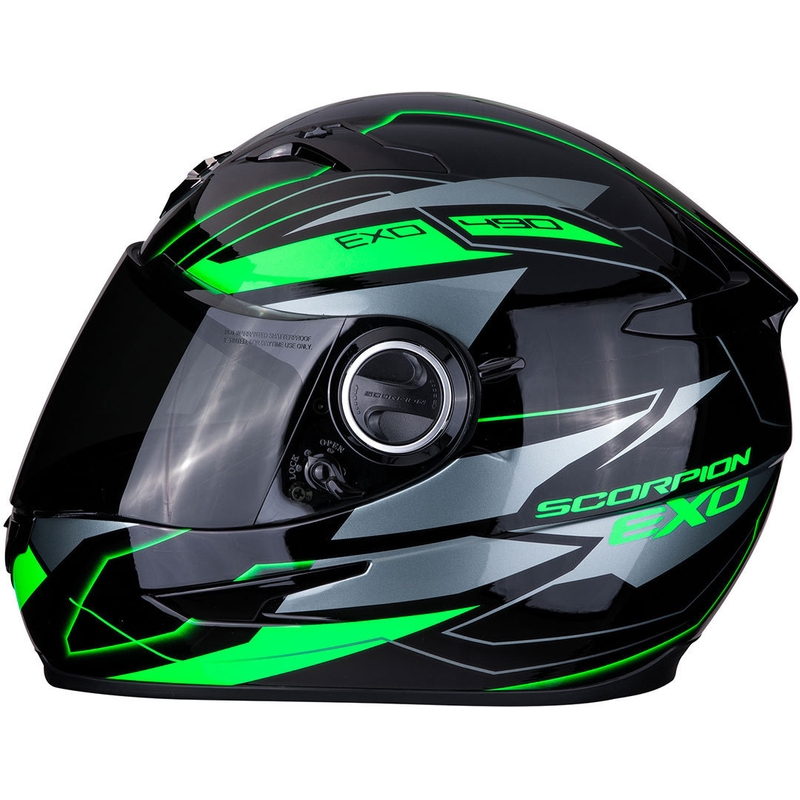 Cască integrală Scorpion EXO-490 Nova negru-verde