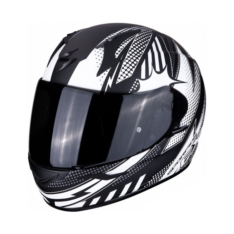 Cască integrală Scorpion EXO-390 Pop negru și alb lichidare