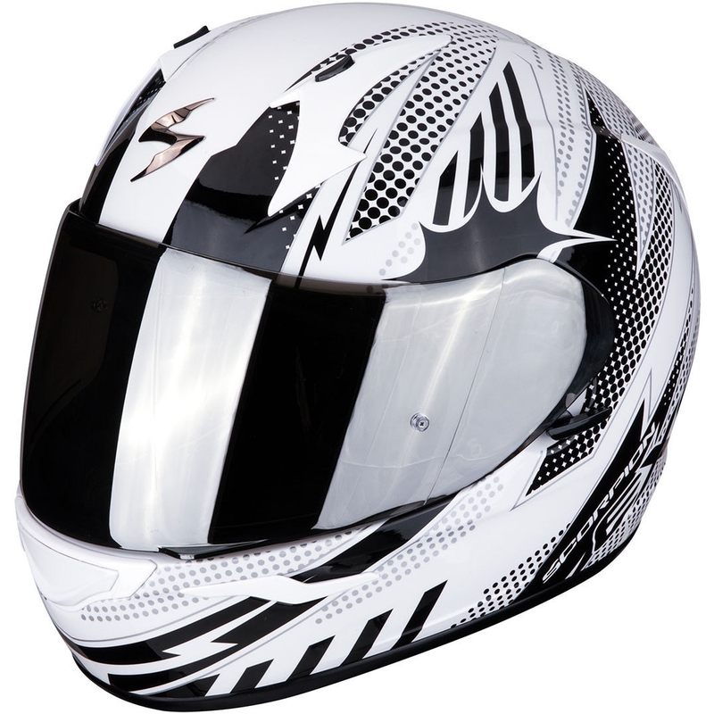Cască integrală Scorpion EXO-390 Pop alb-negru lichidare