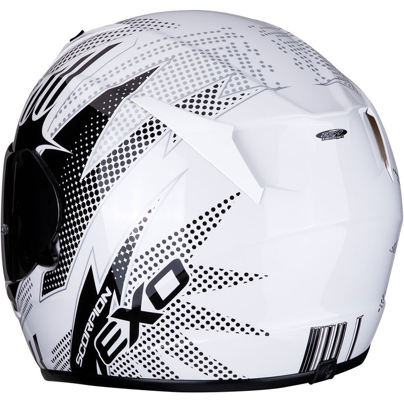 Cască integrală Scorpion EXO-390 Pop alb-negru lichidare