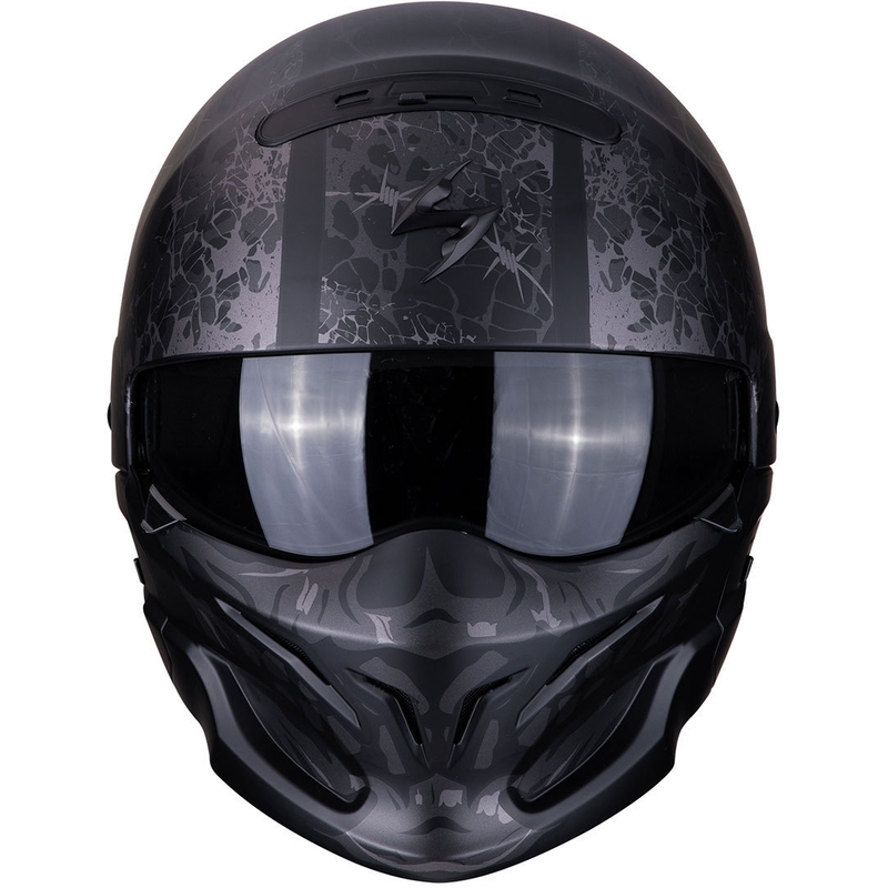 Scorpion EXO-COMBAT Stealth Helmet negru-argintiu