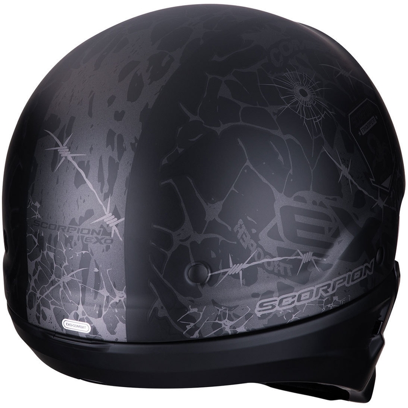 Scorpion EXO-COMBAT Stealth Helmet negru-argintiu