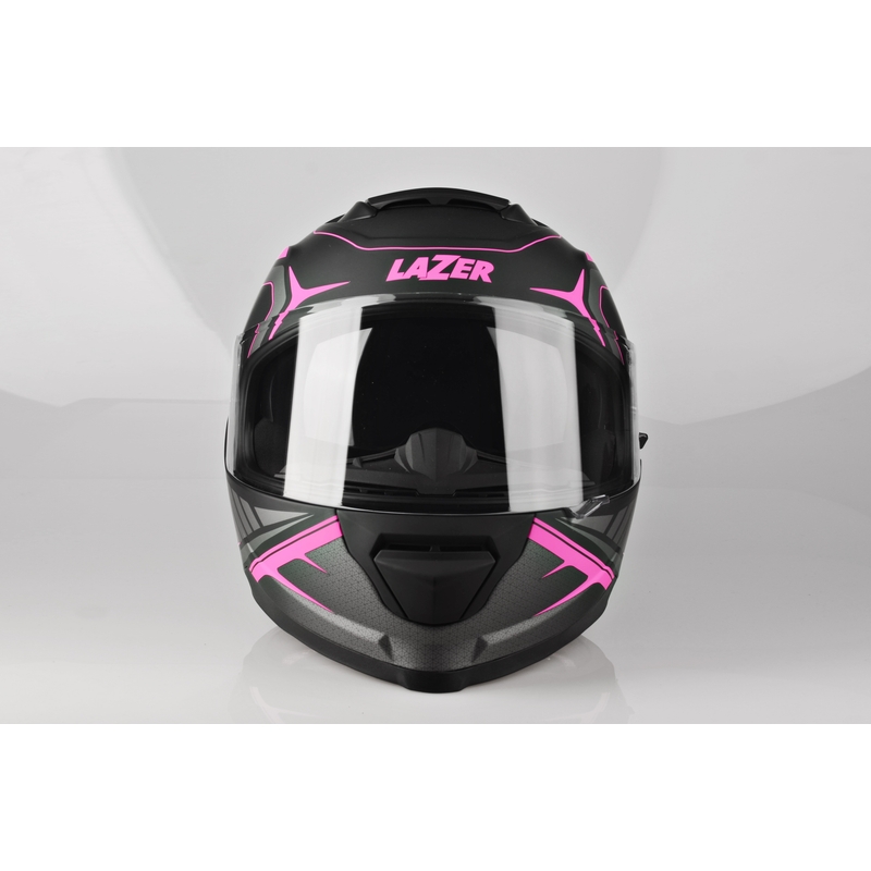 Cască integrală pentru motociclete Lazer Rafale Hexa negru și roz