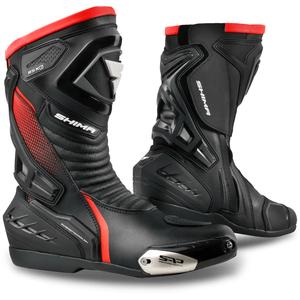 Ghete motociclete Shima RSX-6 negru-roșu fluo