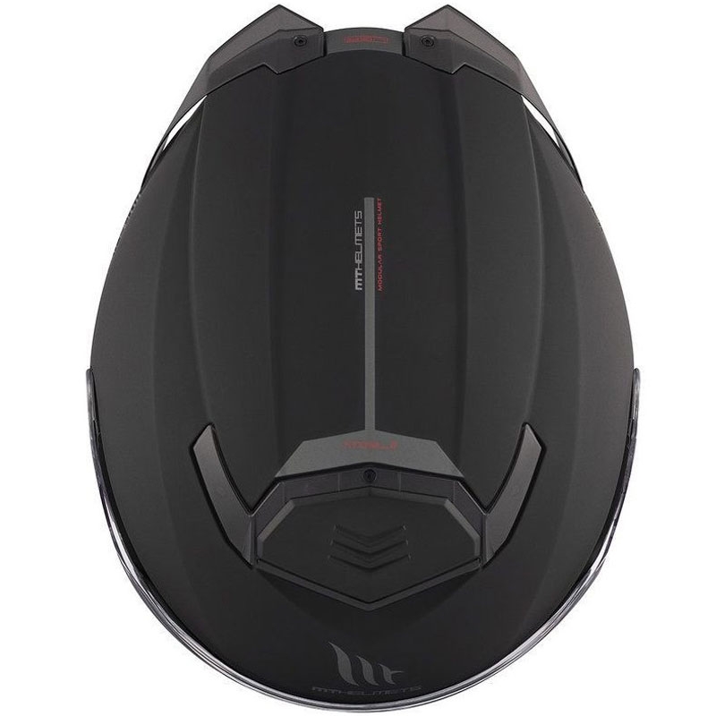 Cască de motocicletă pliabilă MT ATOM 2 SV SOLID A1 negru mat