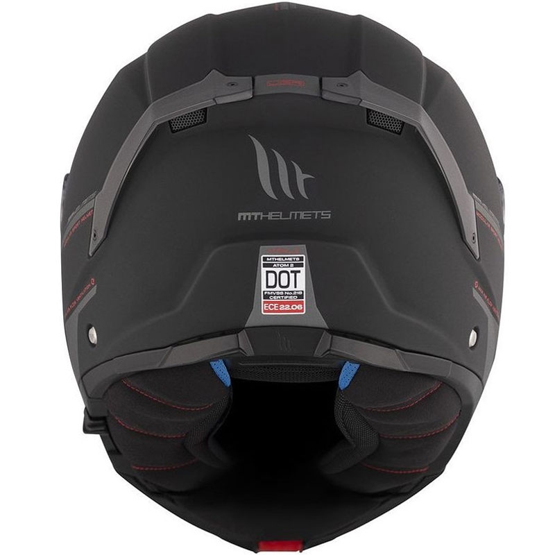 Cască de motocicletă pliabilă MT ATOM 2 SV SOLID A1 negru mat
