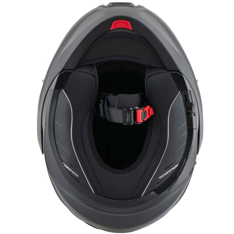 Cască de motocicletă Scorpion EXO-930 EVO Solid, flip-up, neagră mată