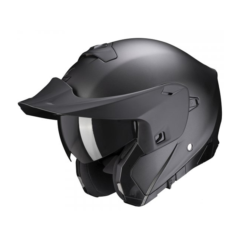 Cască de motocicletă Scorpion EXO-930 EVO Solid, flip-up, neagră mată
