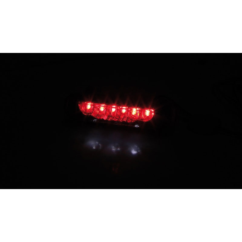Stop spate Highsider Smart LED pentru motocicletă, transparent