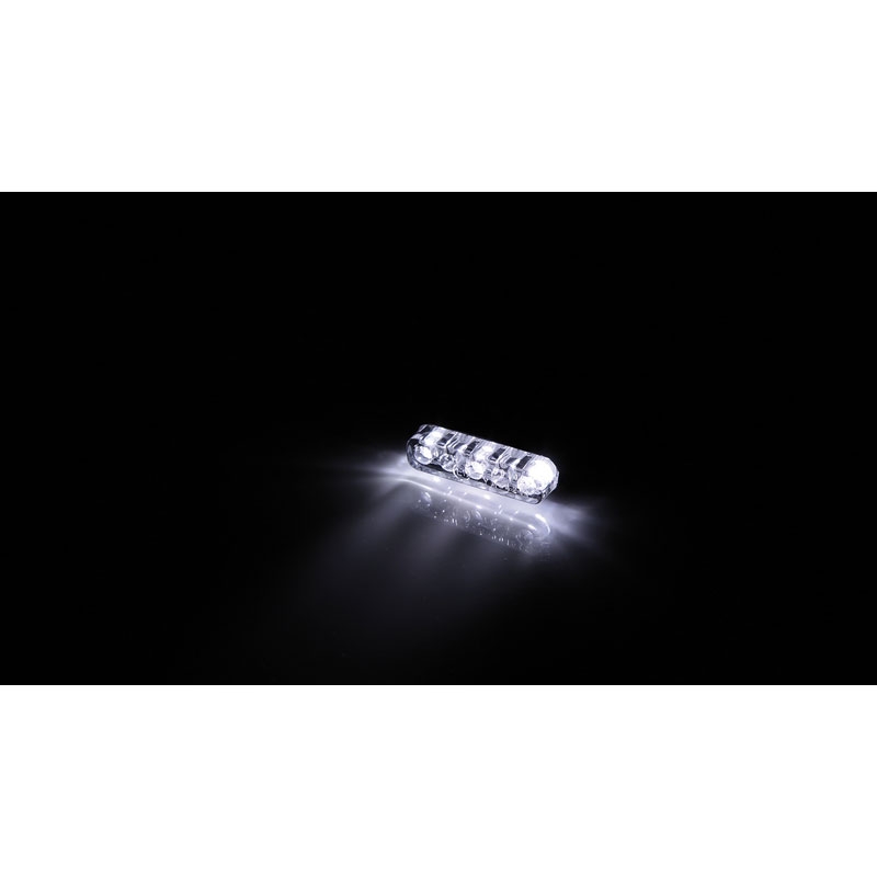 Diode LED Highsider Smart Mini pentru iluminarea plăcuței de înmatriculare, negru-transparent