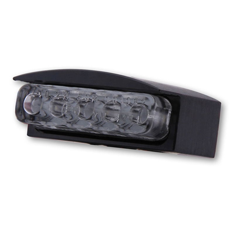 Lampă de înmatriculare Highsider Smart Mini LED Alu neagră