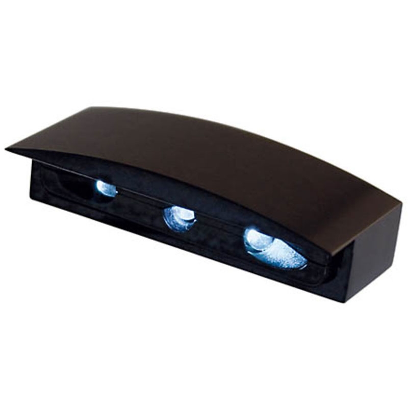 Lampă de înmatriculare Highsider Smart Micro LED Alu neagră