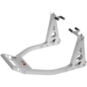 Suport motocicletă Q-TECH față aluminiu argintiu