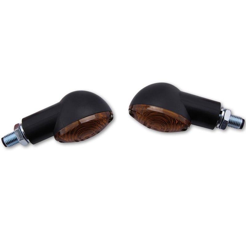 Semnalizatoare motocicletă Highsider Smart Cateye Mini negru-fumuriu