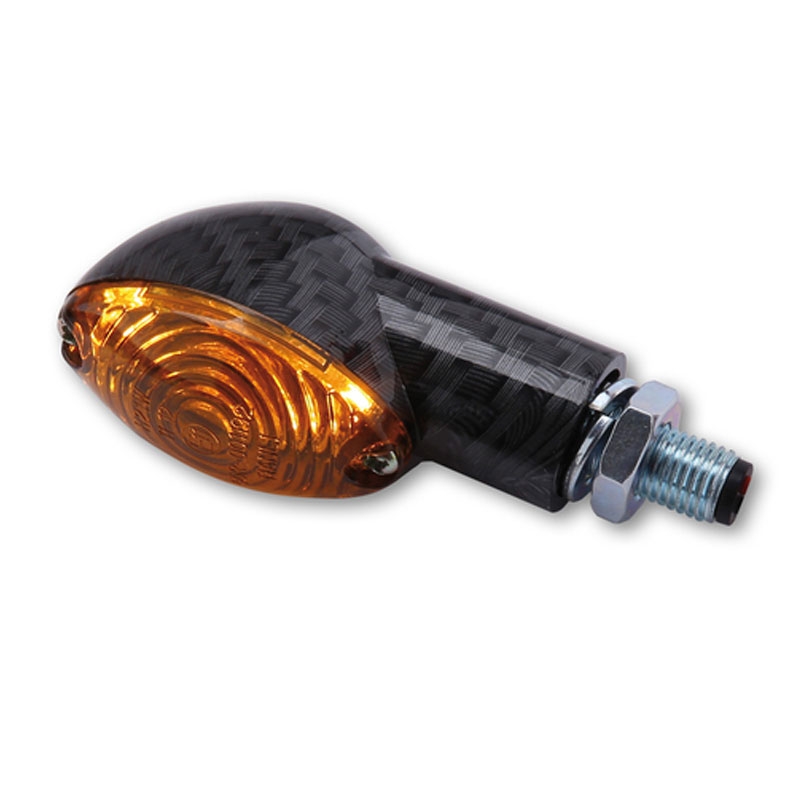 Semnalizatoare pentru motociclete Highsider Smart Cateye Mini, fumurii, negre