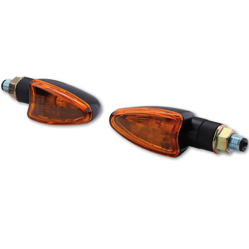 Semnalizatoare motocicletă Highsider Smart Arrow Mini negru-portocaliu