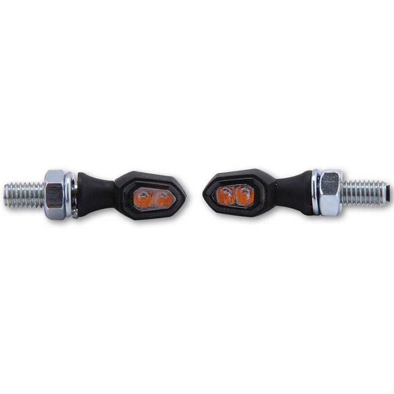 Semnalizare motocicletă Highsider Smart Crumb LED negru-fumuriu