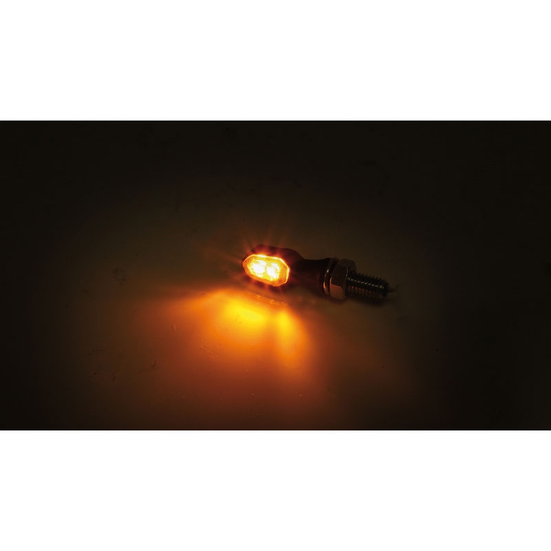 Semnalizare motocicletă Highsider Smart Crumb LED negru-fumuriu