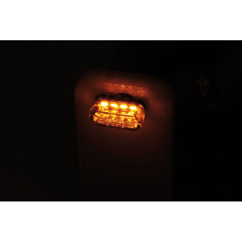 Semnalizatoare pentru motociclete Highsider Smart Module 1 Pro LED gri fumuriu