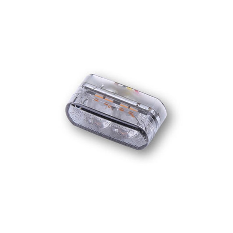 Semnalizatoare motocicletă Highsider Smart Module 1 Pro LED 3 în 1 gri fumuriu