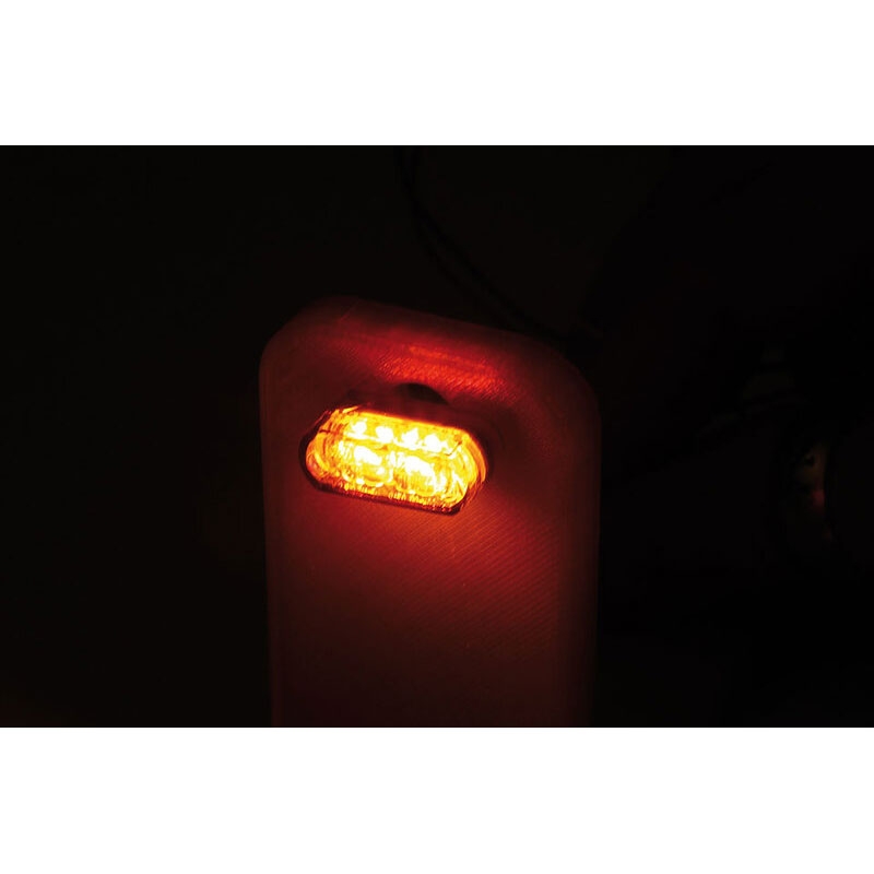 Semnalizatoare motocicletă Highsider Smart Module 1 Pro LED 3 în 1 gri fumuriu