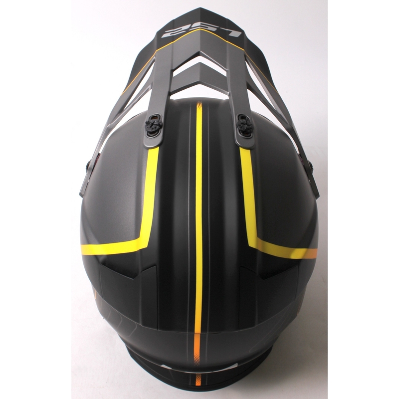 Cască de enduro LS2 MX436 Pioneer Element negru mat - clasa II