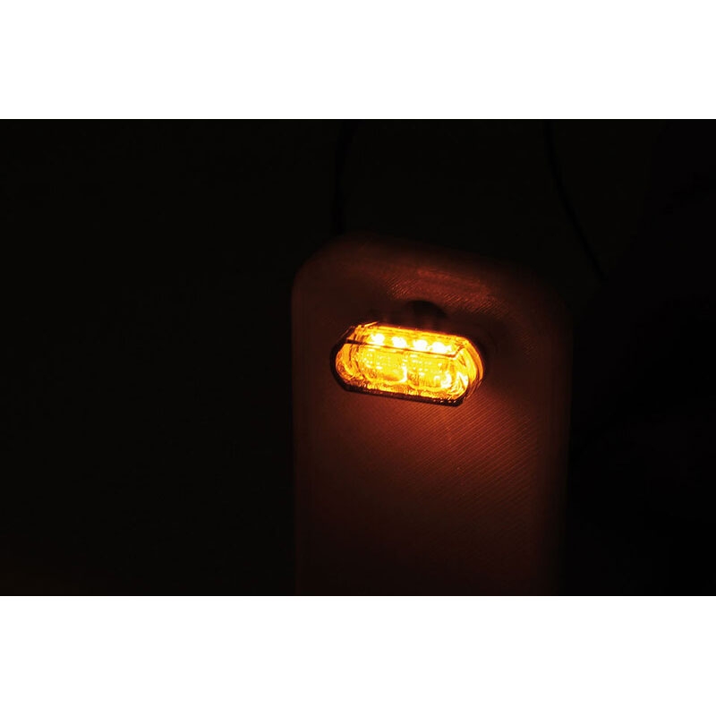 Semnalizatoare motocicletă Highsider Smart Module 1 Pro LED 3 în 1 gri fumuriu