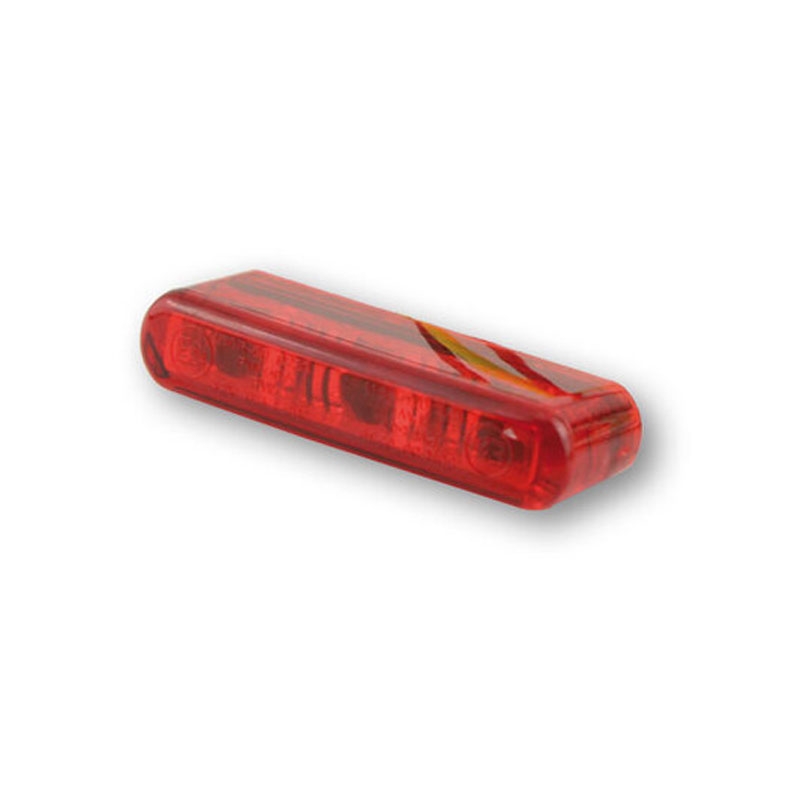 Lampă spate pentru motocicletă Highsider Smart Shorty 2 Pro, roșie