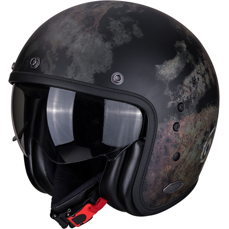Cască de motocicletă deschisă Scorpion Belfast Tempus lichidare