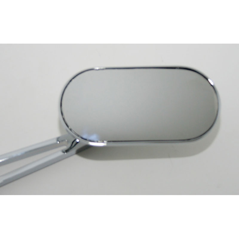Oglindă retrovizoare Highsider Smart Oval stânga/dreapta cromată