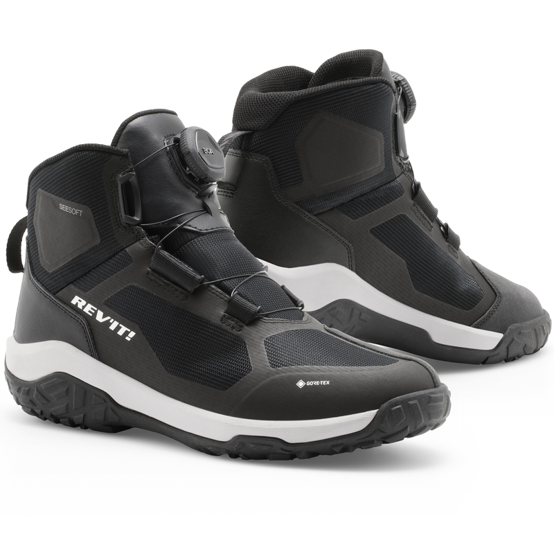 Ghete moto Revit Breccia GTX negre
