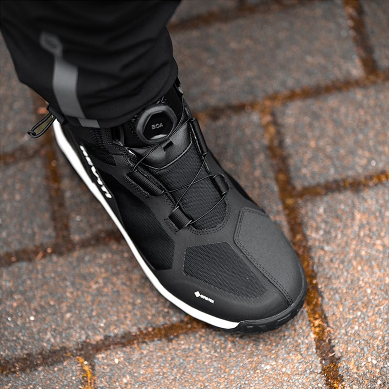 Ghete moto Revit Breccia GTX negre