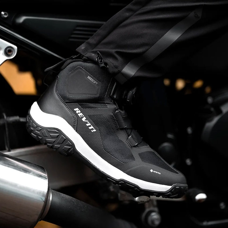 Ghete moto Revit Breccia GTX negre