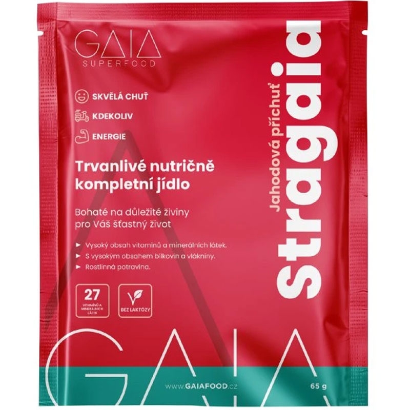 Mancare instant GAIA Stragaia 1x65g capsuni